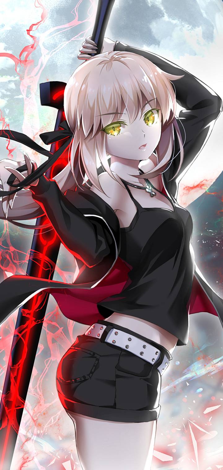 Anime Girl Sword f bbb d  aca   b c  dde b  cf