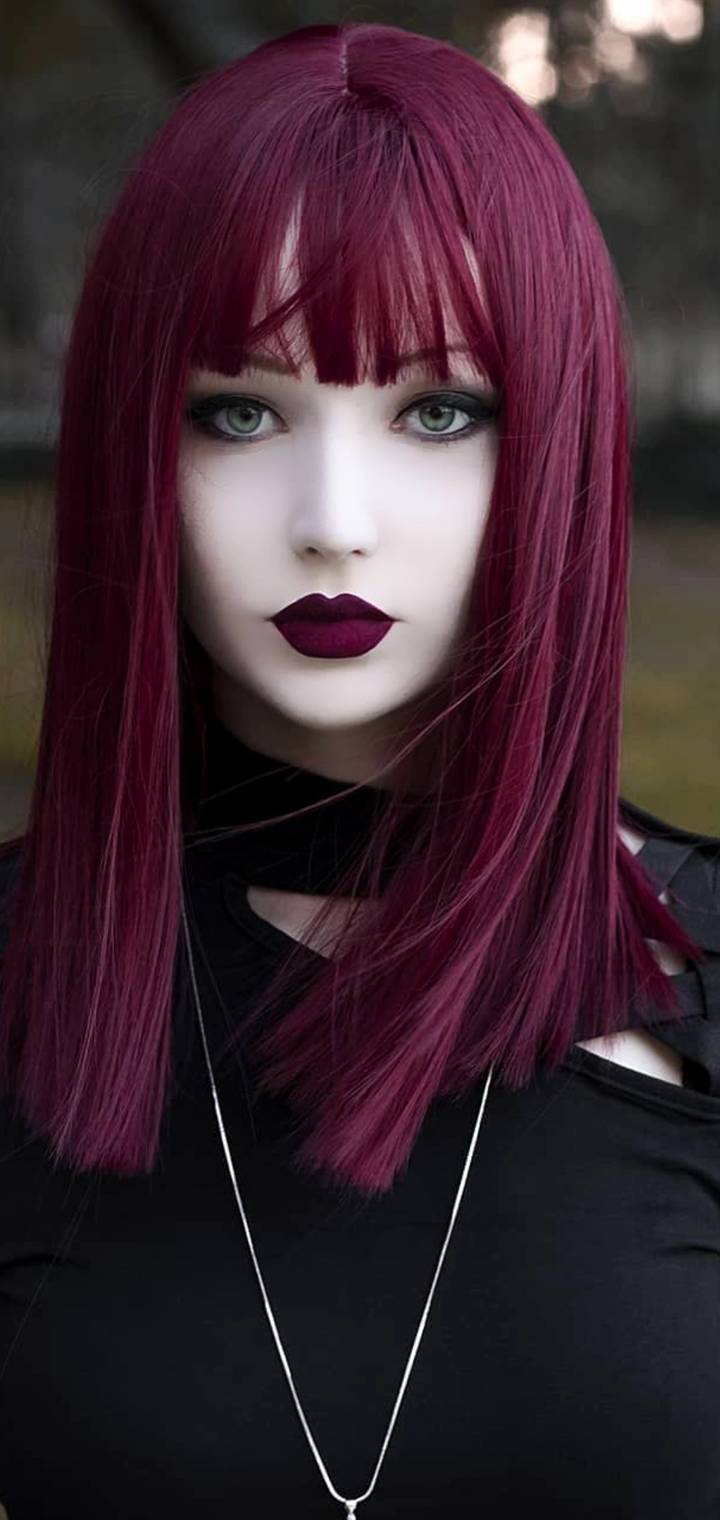 Fuschia hair c