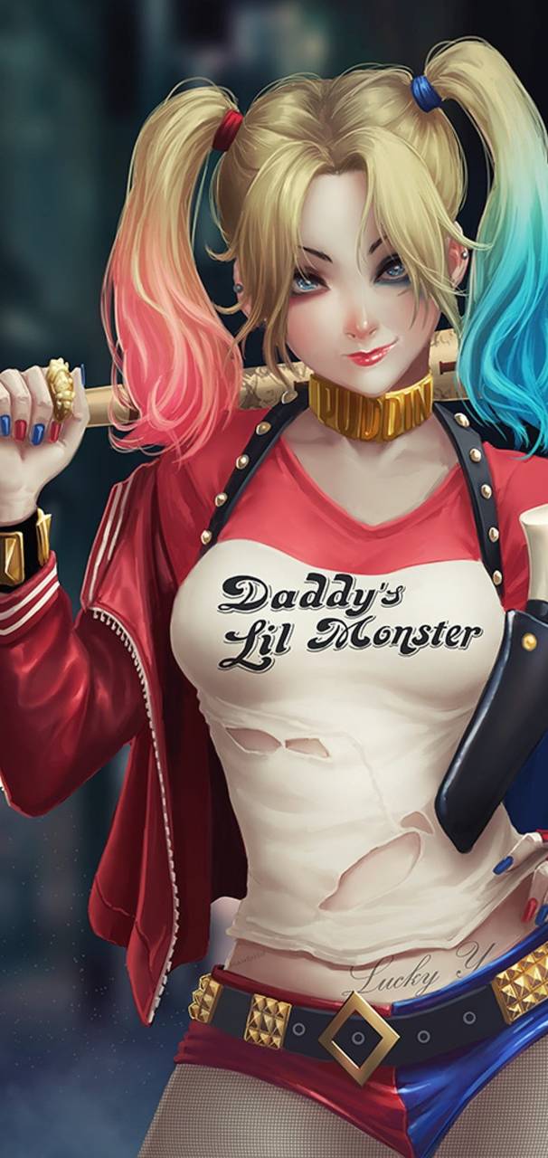 Harley Quinn Anime e  eb c        b c   ef a   e     a